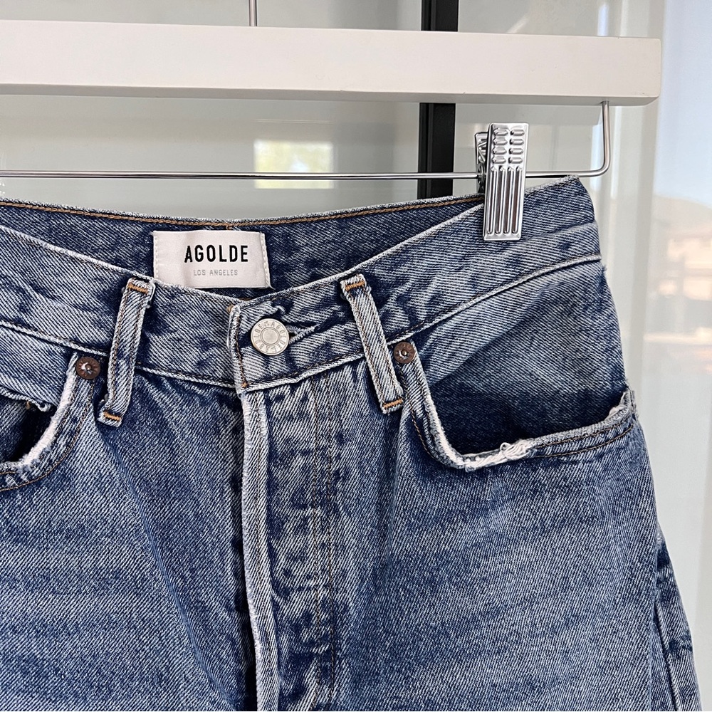 Agolde Riley Denim Jeans - Picture 2 of 7